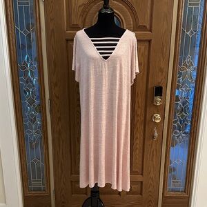 005 Lane Bryant Baby Pink Dress